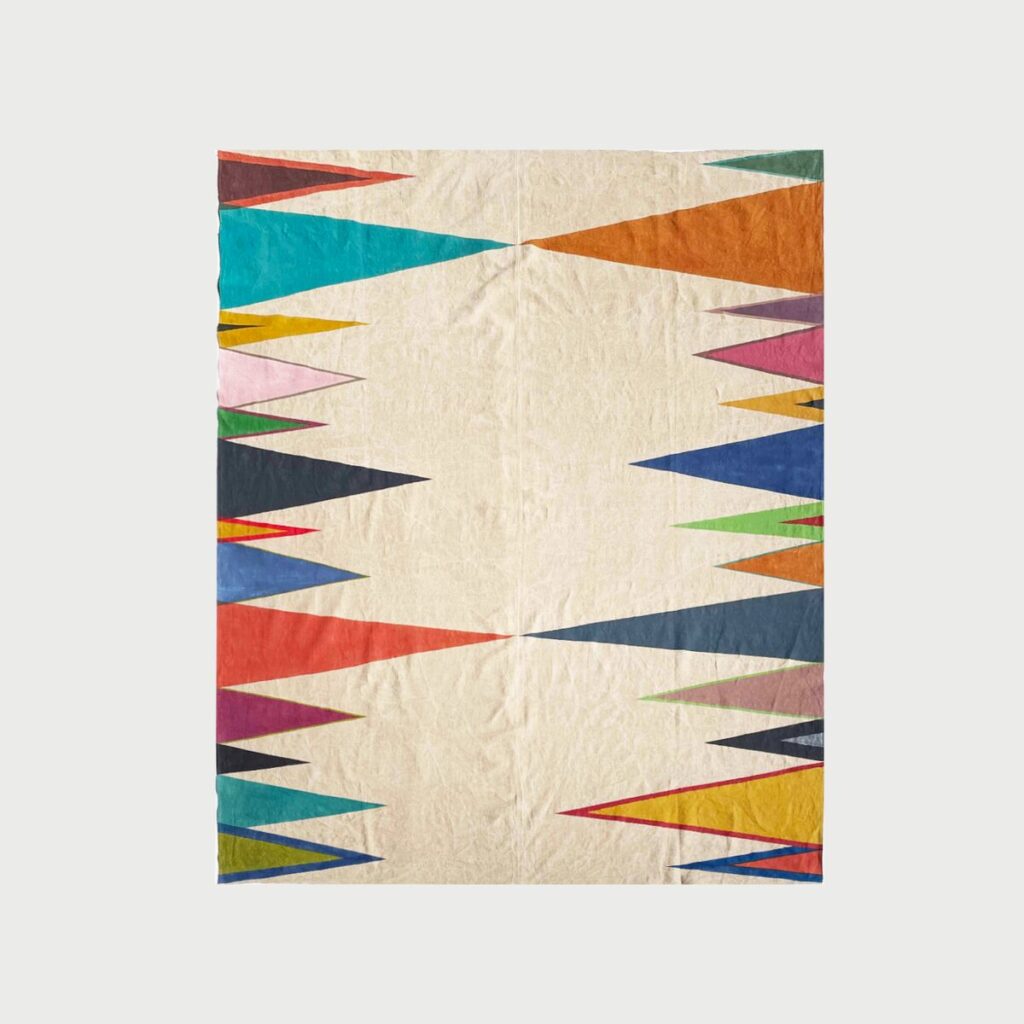 bedcover orazio bicolor green orange