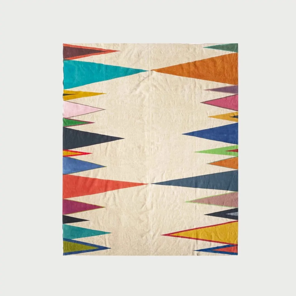 bedcover orazio bicolor green orange