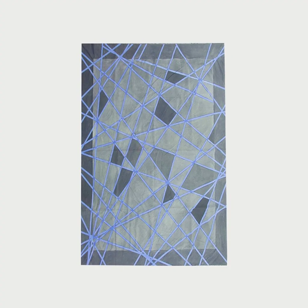 bedcover orazio bicolor grey blue