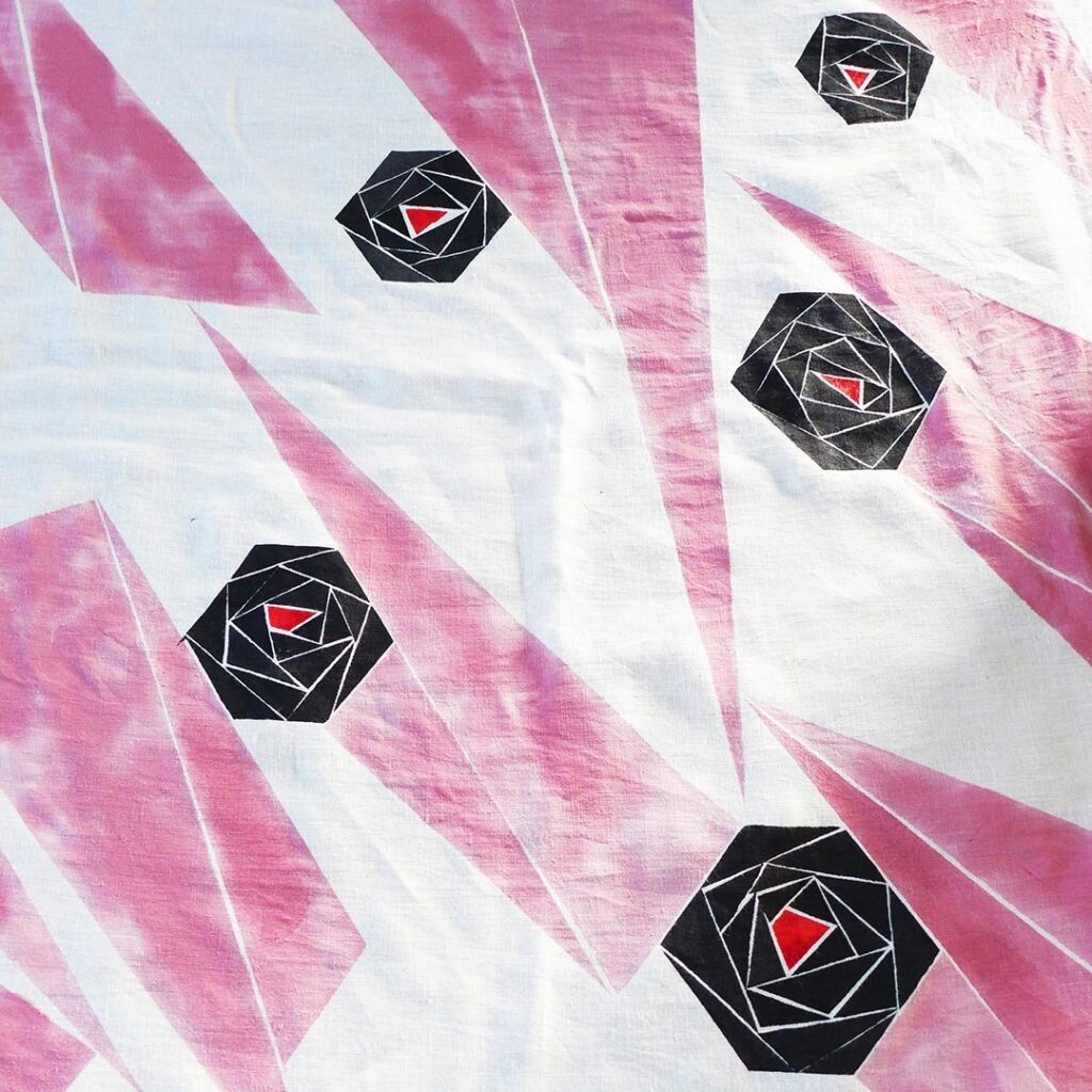 pattern rosae black zazielab