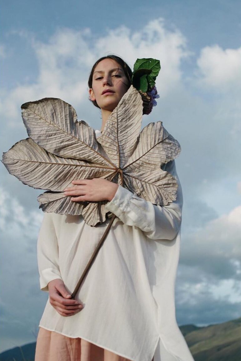 Vetro mischiato con la natura