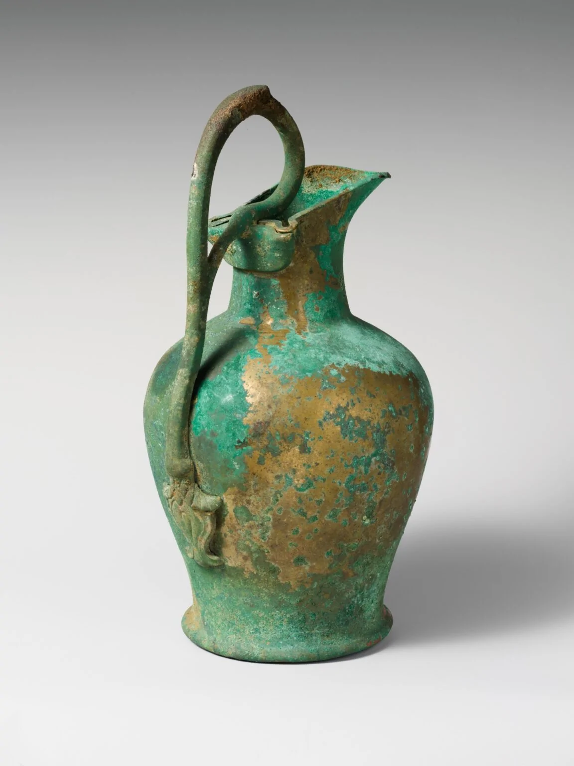 Bronze oinochoe (jug) — Etruscan early 3rd century BCE
